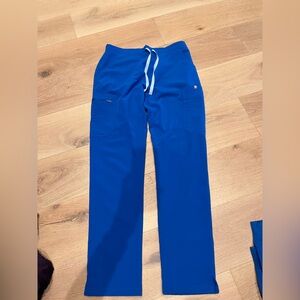 Figs cargo Scrub Pants royal blue size small
